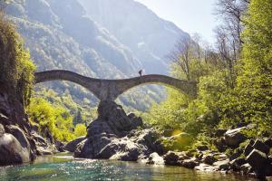Lavertezzo-brug in Ticino
