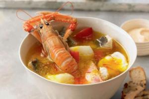 Bouillabaisse van Noordzeevis