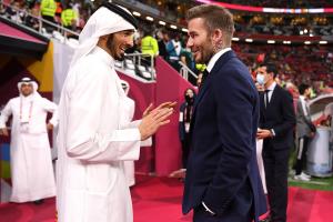 David Beckham et le Cheikh Jassim Bin Hamad Al Thani