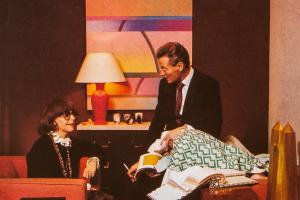  David Hicks in zijn boetiek in de jaren ’80.