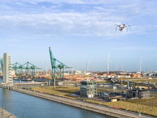 Drone port Antwerp