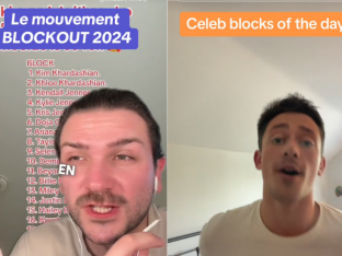 Mouvement Blockout - Captures d'écran TikTok