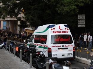 Ambulance au Liban