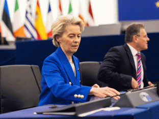 Ursula von der Leyen op woensdag.