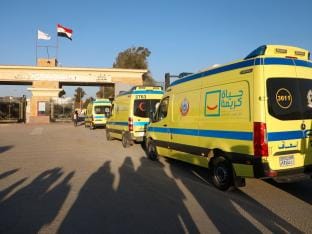 De grensovergang in Rafah, op 1 februari 2025.