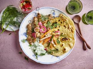 recette brochettes agneau tzatziki