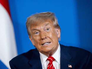 Donald Trump op woensdag.