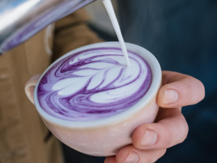 ube latte bruxelles