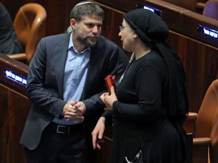 Bezalel Smotrich en Orit Strook