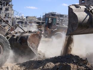 Bulldozers Gaza