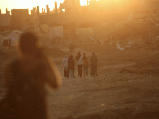 Deir al-Balah, Gaza, op vrijdag.