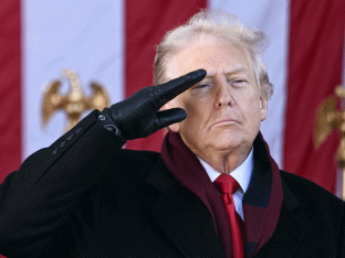 Donald Trump op 11 november.