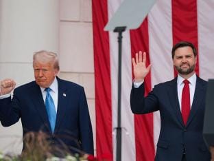 Donald Trup en JD Vance