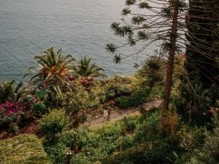 De kustlijn van Madeira