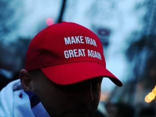 Betoging Iran Londen