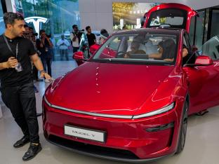 Tesla in India: de eerste showroom ligt in Mumbai.