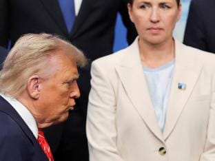 Donald Trump en Mette Frederiksen