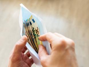 Een envelop met geld