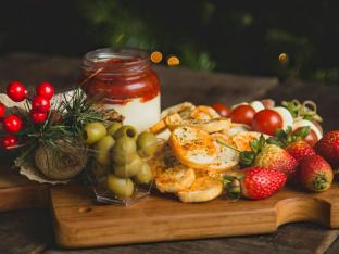 vegetarische aperitiefhapjes kerst