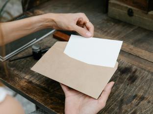 lettre enveloppe scellée