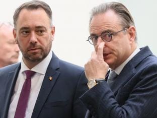 Bart De Wever tijdens persmoment over mislukte begrotingsgesprekken aan het Koninklijk Paleis.