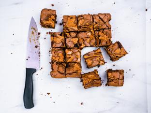 brownies au beurre de cacahuète