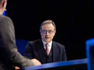 Bart De Wever op het gala van de Trends Manager van het Jaar 2025.