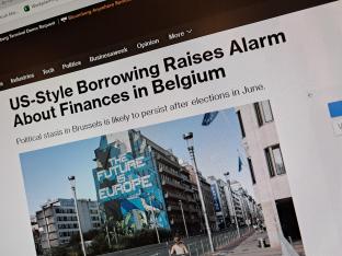Het toonaangevende financiële persbureau Bloomberg slaat alarm over de Belgische uitgaven- en schuldendrift