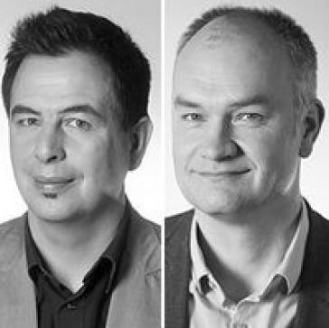 Johan Danen en Björn Rzoska (Groen)
