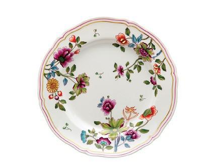 100 % porselein: dessertbordjes ‘Granduca Coreana’ (set van 2) - € 204 - Ginori 1735.