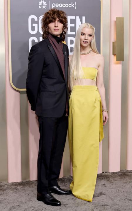 Golden Globes-Malcolm McRae and Anya Taylor-Joy 