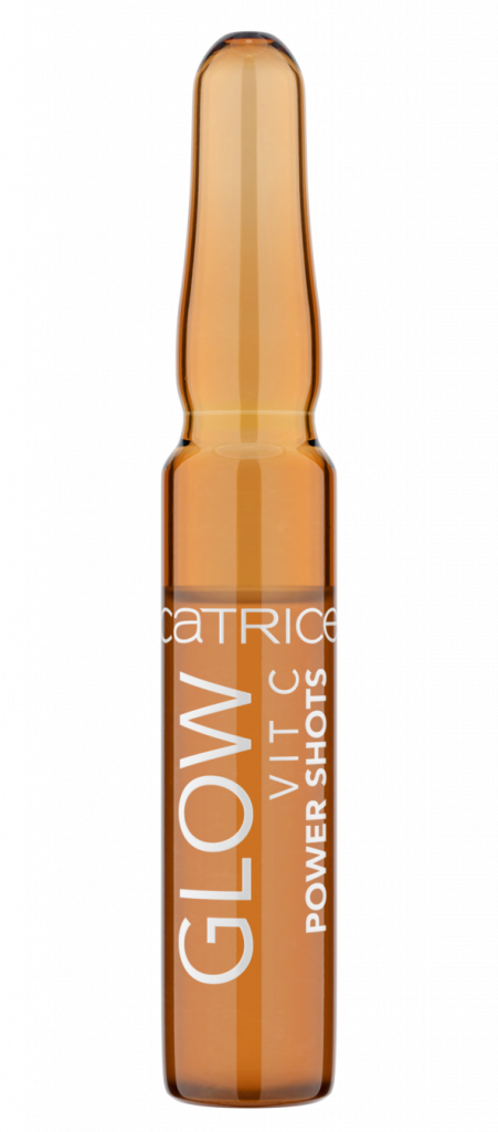 Catrice bezorgt je huid een frisse glow met een ampullenbehandeling van vijf dagen. De Glow Vit C Power Shots bevatten 12% hooggeconcentreerde vitamine C.6,99 euro - www.catrice.eu
