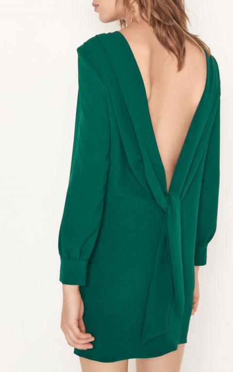 robe dos nu verte