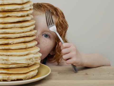 Kinderen zijn dol op pannenkoeken!