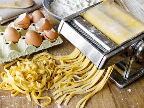 zelfgemaakte pasta
