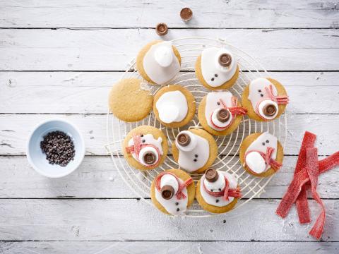 Gesmolten kerstman koekjes
