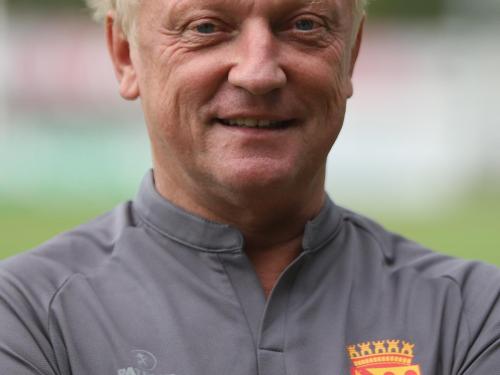 Maxim Vandamme als trainer van Wervik waar hij nu aan zijn elfde seizoen toe was.©Marnix Goemaere / VDB VDB