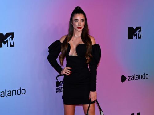 BUDAPEST, HUNGARY - NOVEMBER 14: LoLa lolita attends the MTV EMAs 2021 at the Papp Laszlo Budapest Sports Arena on November 14, 2021 in Budapest, Hungary. (Photo by Kate Green/Getty Images for MTV)