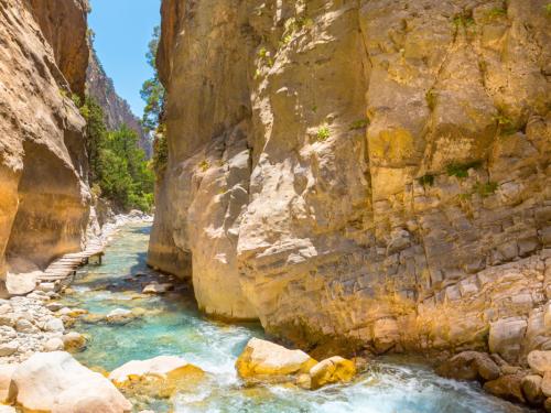 Samaria Gorge. Crete, Greece