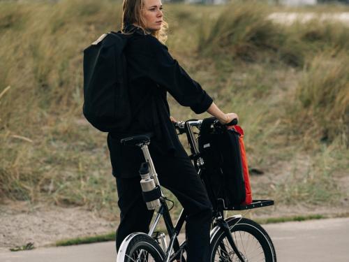 E-bike van het Deense merk Hermansen in samenwerking met het Parijse tassenlabel Côte et Ciel (prijs op aanvraag).