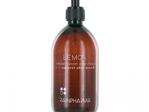 Natural skin wash Aromatherapy Essentials (43,95 euros les 500 ml), RainPharma, rainpharma.com