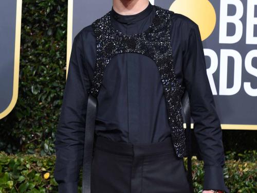 Best Actress in a Supporting Role in any Motion Picture for "Beautiful Boy" nominee Timothee Chalamet arrives for the 76th annual Golden Globe Awards on January 6, 2019, at the Beverly Hilton hotel in Beverly Hills, California. (Photo by VALERIE MACON / AFP)        (Photo credit should read VALERIE MACON/AFP via Getty Images)