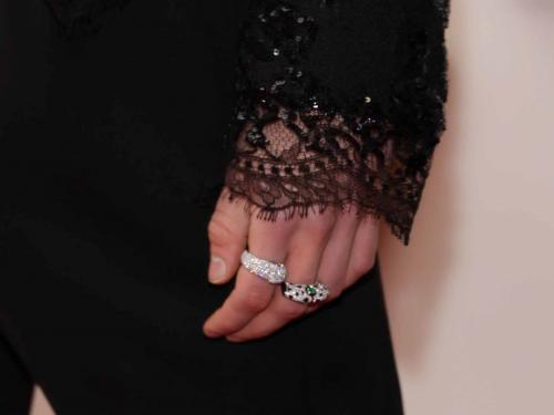 HOLLYWOOD, CALIFORNIA - MARCH 27: Timothée Chalamet, ring detail, attends the 94th Annual Academy Awards at Hollywood and Highland on March 27, 2022 in Hollywood, California. (Photo by Mike Coppola/Getty Images)