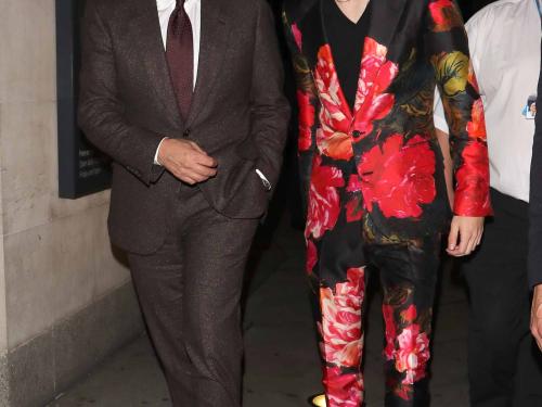 LONDON, ENGLAND - OCTOBER 13:  Steve Carell and Timothee Chalamet at the National Gallery for the Academy of Motion Picture Arts and Sciences new members reception on October 13, 2018 in London, England.  (Photo by Mark Milan/GC Images)