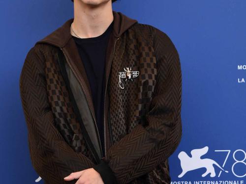 French US actor, Timothee Chalamet attends a photocall for the film "Dune" presented out of competition on September 3, 2021 during the 78th Venice Film Festival at Venice Lido. (Photo by Miguel MEDINA / AFP) (Photo by MIGUEL MEDINA/AFP via Getty Images)