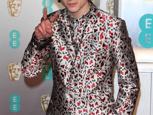 LONDON, ENGLAND - FEBRUARY 10: Timothee Chalamet attends the EE British Academy Film Awards at Royal Albert Hall on February 10, 2019 in London, England. (Photo by Neil Mockford/FilmMagic)