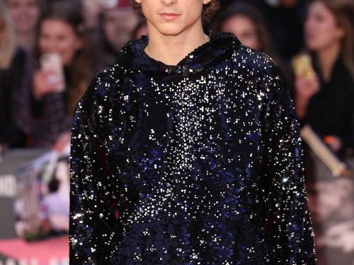 LONDON, ENGLAND - OCTOBER 03: Timothee Chalamet attends "The King" UK Premiere during the 63rd BFI London Film Festival at Odeon Luxe Leicester Square on October 03, 2019 in London, England. (Photo by Mike Marsland/WireImage)