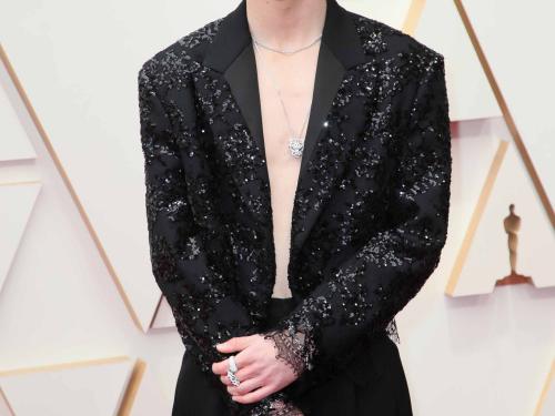 HOLLYWOOD, CALIFORNIA - MARCH 27: Timothée Chalamet attends the 94th Annual Academy Awards at Hollywood and Highland on March 27, 2022 in Hollywood, California. (Photo by David Livingston/Getty Images)