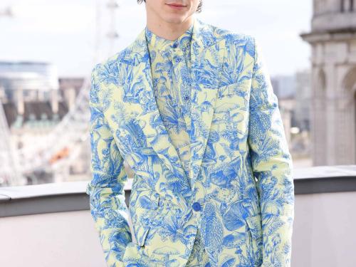 LONDON, ENGLAND - OCTOBER 17: Timothée Chalamet attends the Dune Photocall in London ahead of the film's release on 21st October in central London on October 17, 2021 in London, England. (Photo by Tim P. Whitby/Getty Images for Warner Bros. Pictures and Legendary Pictures)