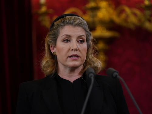 Penny Mordaunt, présidente du conseil d'accession